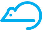 animal+icon+mouse+blue